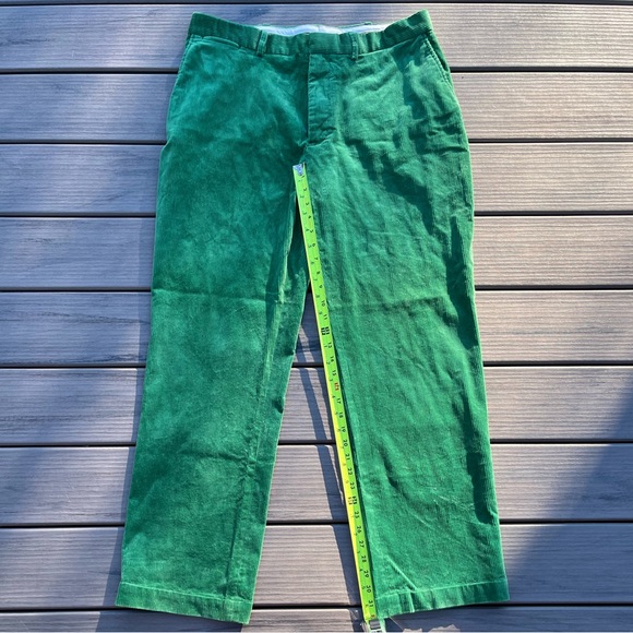 Ralph Lauren POLO Golf; Viridian Green; Wide Leg; Corduroy Pants; Unisex; 36/32 - Picture 3 of 8